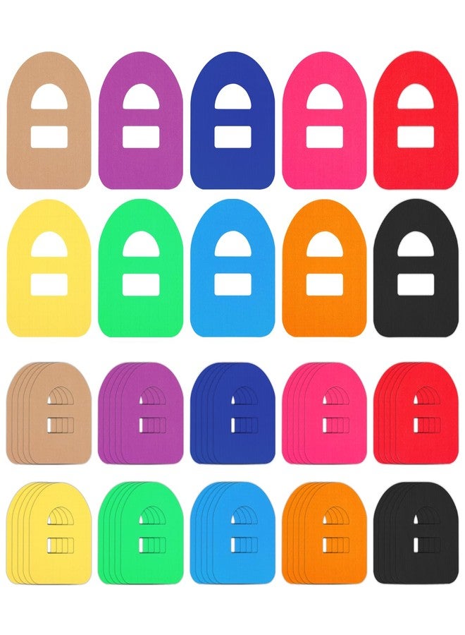 Suohheh ٥٠ قطعة من لصقات التغطية لجهاز Omnipod 5، لصقات لاصقة مقاومة للماء والعرق، مقطوعة مسبقًا، متوافقة مع Omnipod 5، ملصقات أغطية مستشعر مراقبة الجلوكوز المستمرة المرنة طويلة الأمد، شريط لاصق، هدايا صغيرة - Image 1